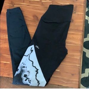 Alo Print and Mesh Detail Legging